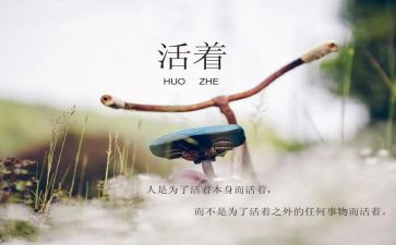 活着读书心得精选8篇