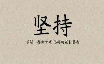 坚持自我作文5篇