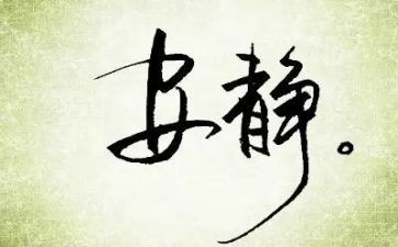 他安静了作文模板7篇